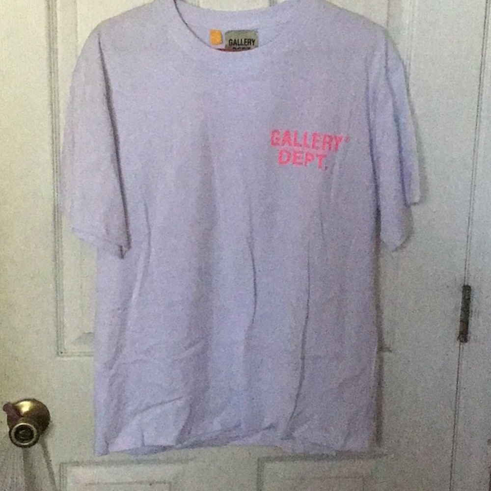 Gallery Dept Light pink Tee wit